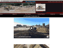 Tablet Screenshot of jrschneiderconstruction.com